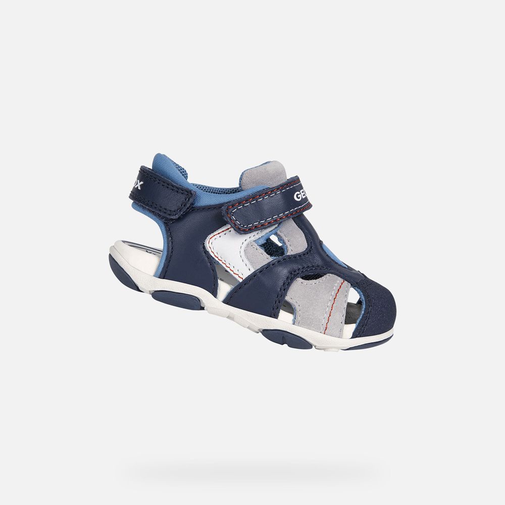 Geox Sandals Navy Agasim Boy - Geox Baby Shoes - FMQCWZ327